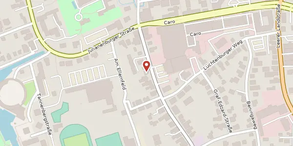 Karte der Umgebung von Kirchdorfer Str. 12, 26603 Aurich