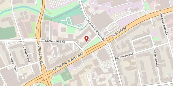 Karte der Umgebung von Wandsbeker Zollstraße 5, 22041 Hamburg