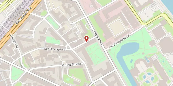 Karte der Umgebung von An der Herzogin Garten 5, 01067 Dresden