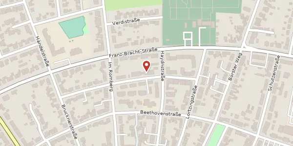 Karte der Umgebung von Johann-Sebastian-Bach-Str. 23, 45657 Recklinghausen