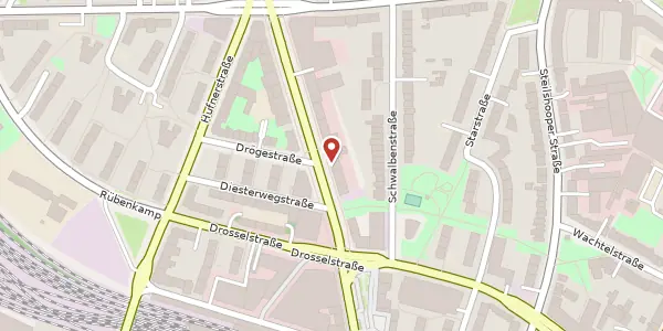 Karte der Umgebung von Fuhlsbüttler Straße 118, 22305 Hamburg