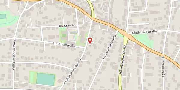 Karte der Umgebung von Karlshafener Straße 11, 34128 Kassel