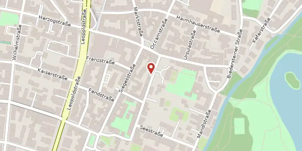 Karte der Umgebung von Werneckstr. 31, 80802 München