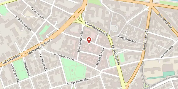 Karte der Umgebung von Wallstr. 19, 60594 Frankfurt