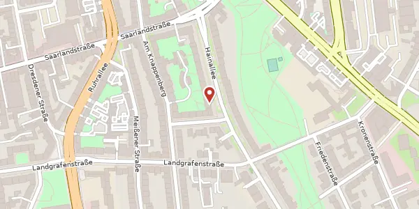 Karte der Umgebung von Hainallee 19, 44139 Dortmund