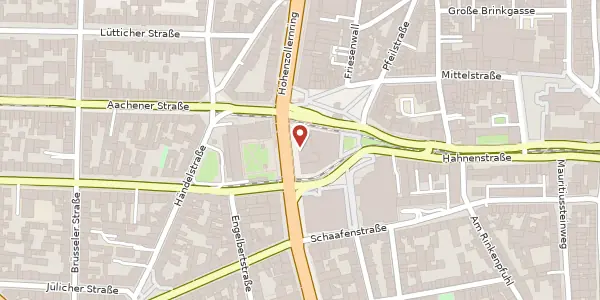 Karte der Umgebung von Habsburgerring 24, 50674 Köln