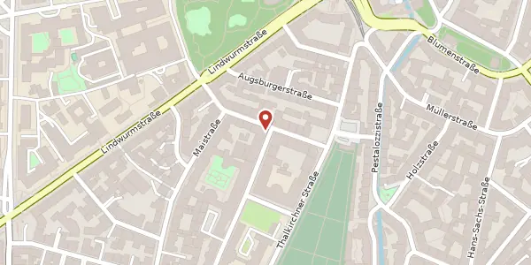 Karte der Umgebung von Frauenlobstr. 2, 80337 München