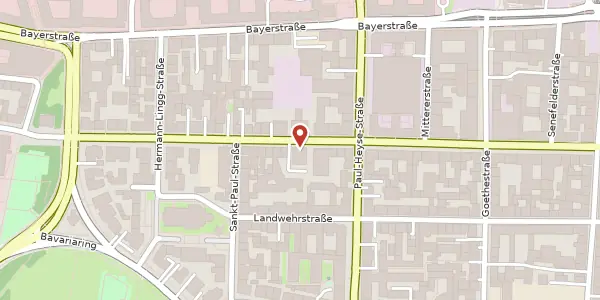 Karte der Umgebung von Schwanthalerstr. 73, 80336 München