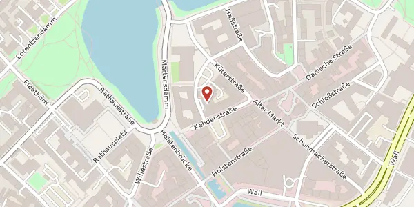 Karte der Umgebung von Faulstraße 12-18, 24103 Kiel