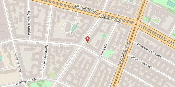 Karte der Umgebung von Kollwitzstraße 88, 10435 Berlin