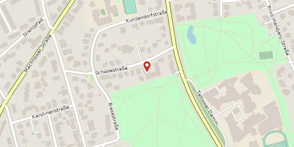 Karte der Umgebung von Schädestraße 6 A, 14165 Berlin