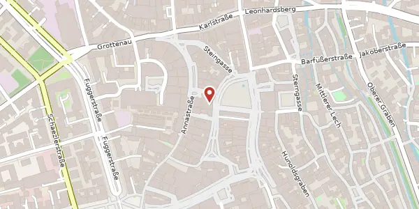 Karte der Umgebung von Philippine-Welser-Str. 14, 86150 Augsburg