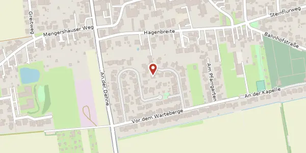 Karte der Umgebung von Hinter den Hagen 17, 37124 Rosdorf