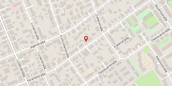 Karte der Umgebung von Frobenstraße 18, 12249 Berlin