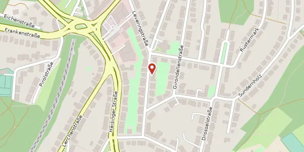 Karte der Umgebung von Goldfinkstr. 22, 45134 Essen