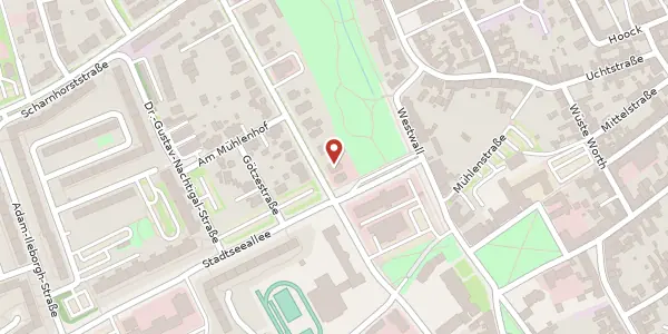 Karte der Umgebung von Moltkestr. 12, 39576 Hansestadt Stendal