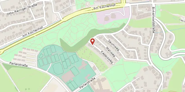 Karte der Umgebung von Kappisweg 15, 70192 Stuttgart