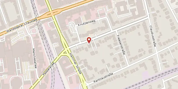 Karte der Umgebung von Bärenallee 12, 22041 Hamburg