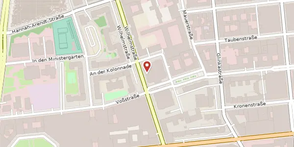 Karte der Umgebung von Wilhelmstraße 46, 10117 Berlin