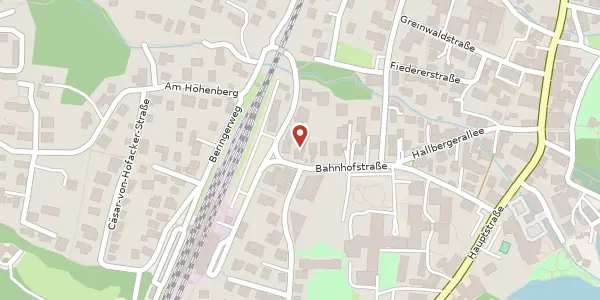 Karte der Umgebung von Bahnhofstr. 22, 82327 Tutzing