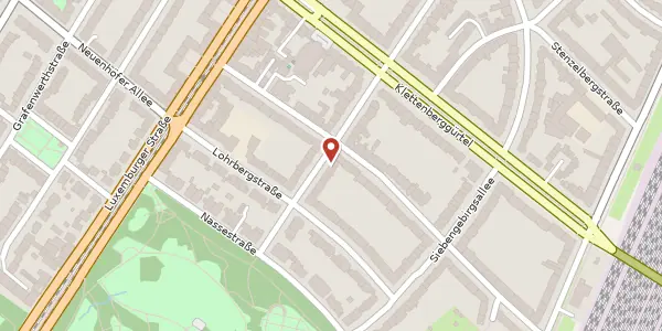 Karte der Umgebung von Petersbergstraße 97, 50939 Köln