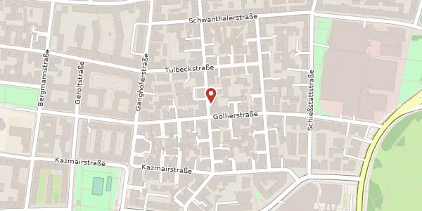 Karte der Umgebung von Ligsalzstr. 21, 80339 München