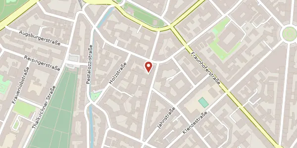 Karte der Umgebung von Hans-Sachs-Str. 2 a, 80469 München