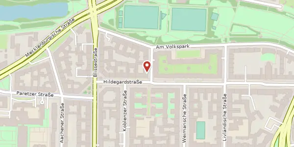 Karte der Umgebung von Schrammstraße 4, 10715 Berlin