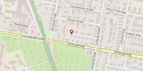 Karte der Umgebung von Rybniker Str. 9, 40627 Düsseldorf