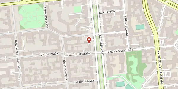 Karte der Umgebung von Schloßstraße 5, 14059 Berlin