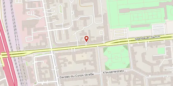 Karte der Umgebung von Spandauer Damm 54, 14059 Berlin