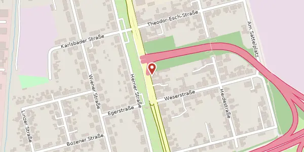 Karte der Umgebung von Herner Str. 189, 45659 Recklinghausen