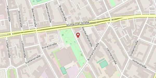 Karte der Umgebung von Pappenstr. 7a, 47057 Duisburg