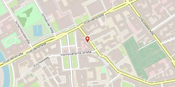 Karte der Umgebung von Hessische Straße 11, 10115 Berlin
