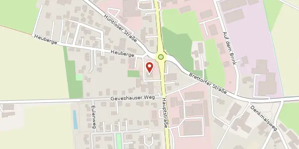 Karte der Umgebung von Hauptstr. 24, 27801 Dötlingen