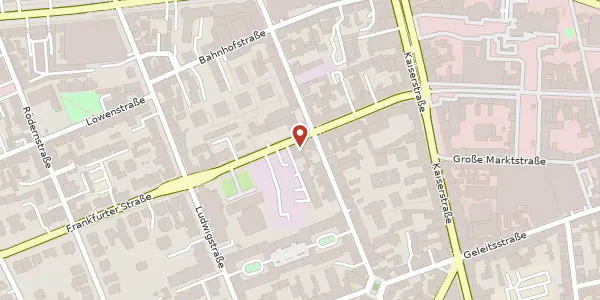 Karte der Umgebung von Frankfurter Str. 74, 63067 Offenbach