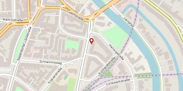 Karte der Umgebung von Kellinghusenstraße 18, 20249 Hamburg