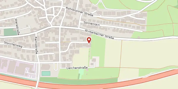 Karte der Umgebung von Vogelsangweg 28, 73630 Remshalden