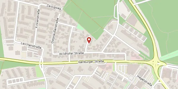 Karte der Umgebung von Gartenweg 3, 63150 Heusenstamm