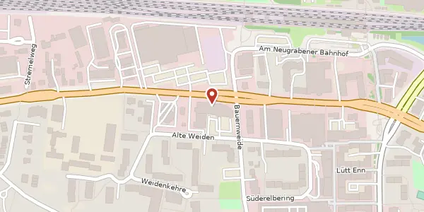 Karte der Umgebung von Cuxhavener Straße 355, 21149 Hamburg