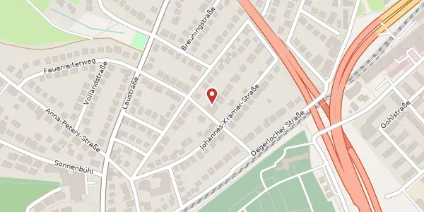 Karte der Umgebung von Noltenweg 15, 70597 Stuttgart