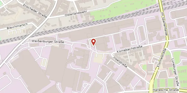 Karte der Umgebung von Körnebachstr. 50 a, 44143 Dortmund