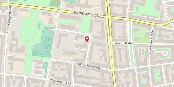 Karte der Umgebung von Angererstr. 7 c, 80796 München
