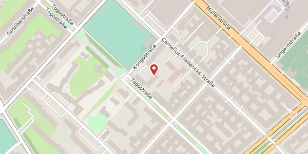 Karte der Umgebung von Togostraße 13, 13351 Berlin