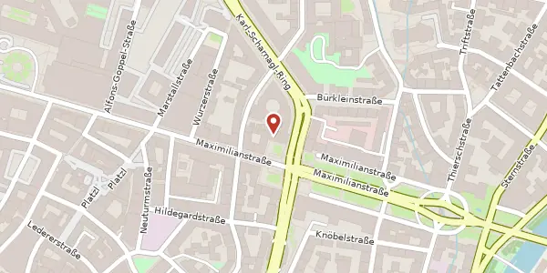 Karte der Umgebung von Maximilianstr. 33, 80539 München