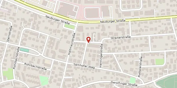 Karte der Umgebung von Streiterstr. 51 A, 85049 Ingolstadt