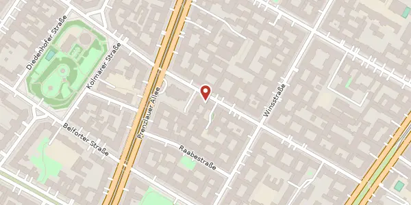 Karte der Umgebung von Immanuelkirchstraße 2, 10405 Berlin
