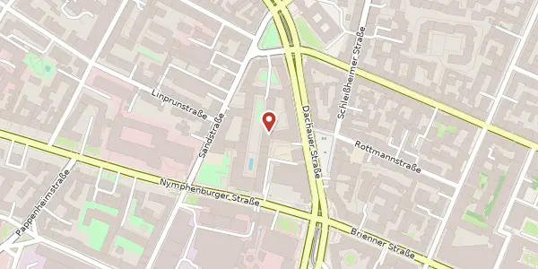 Karte der Umgebung von Nymphenburger Str. 6d, 80335 München