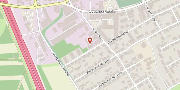 Karte der Umgebung von Strubbergstr. 70, 60489 Frankfurt