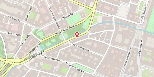 Karte der Umgebung von Maximiliansplatz 15, 80333 München